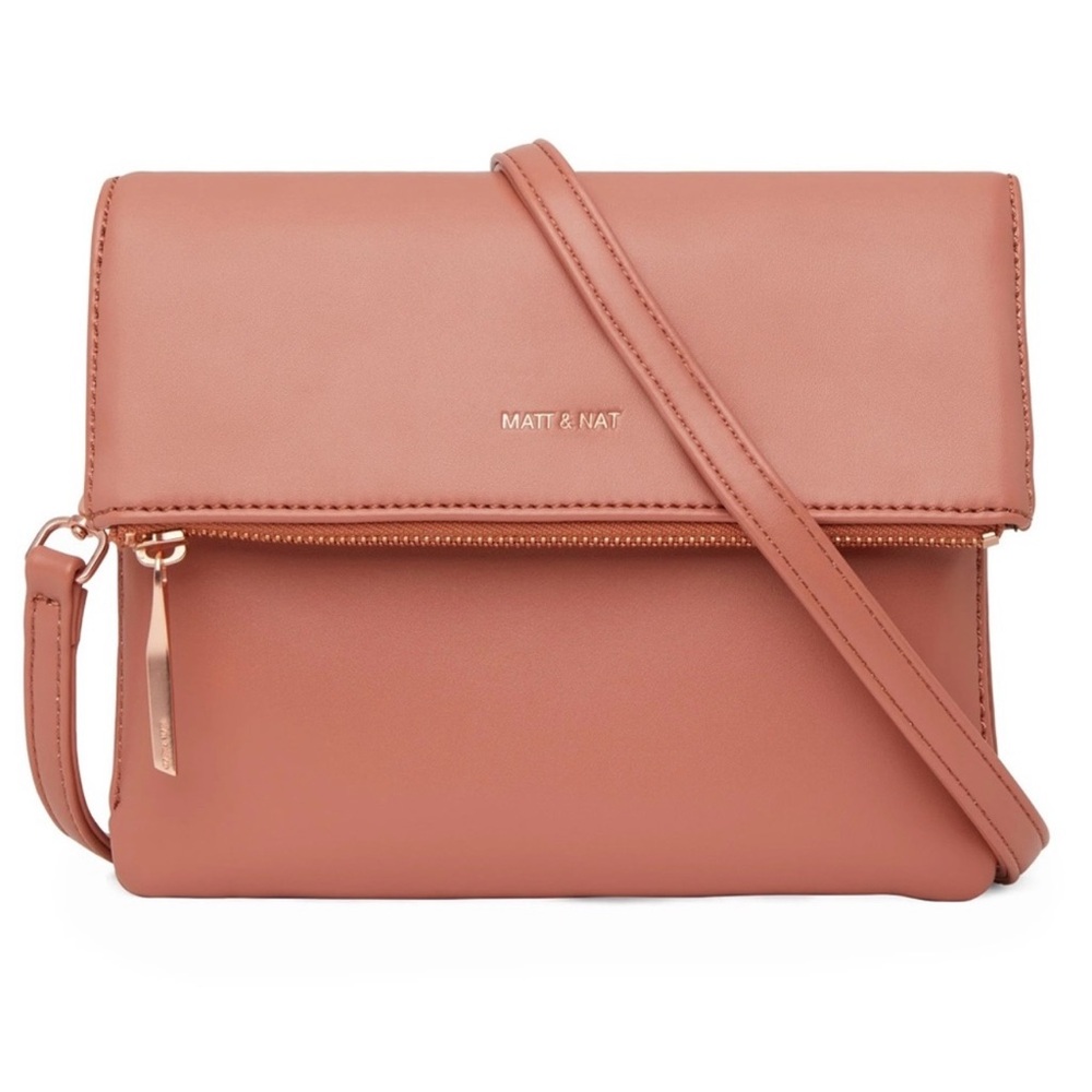 Matt & Nat Hiley Crossbody & Clutch (Coral)